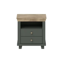Nachtkastje met Lades Elvas - Donkergroen
