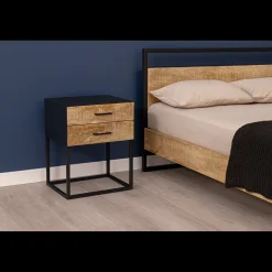 Nachtkastje met Lades Mart - Mangohout