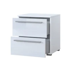 Nachtkastje met Lades Nîmes - Wit