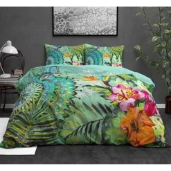 Nanda Groen katoen-satijn