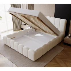 Opberg Bed Boris – Luxe Bekleding | Kies je kleur