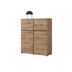 Opbergkast Crotone - 4-deurs - Wotan Eiken