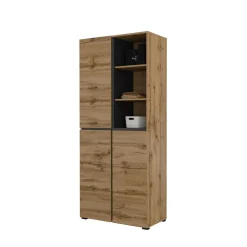 Opbergkast Crotone - 3-deurs - Wotan Eiken