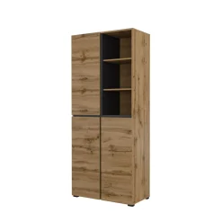 Opbergkast Crotone - 3-deurs - Wotan Eiken