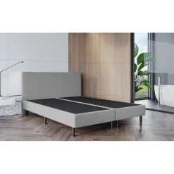 OP=OP Boxspring Zonder Matras -180 x 220 Grijs