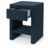 OP=OP Hocker met 1 lade Teddy Donkerblauw