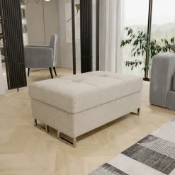 OP=OP Poef opbergruimte Sem | Naturel Beige