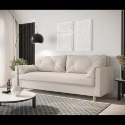 OP=OP Slaapbank met opbergruimte Aspen | Zitbank | Naturel Beige