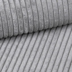 Poso 55 - Ribstof Zilver/Grijs