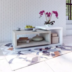 Salontafel Bologna - Grijs / Wit