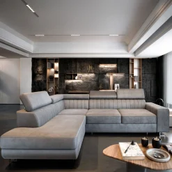 Slaapbank met opbergruimte Nero | Hoekbank