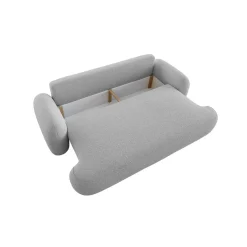 Slaapbank met Opbergruimte Morris Teddy stof | Zitbank