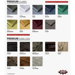 Slaapbank met opbergruimte Kos | U-bank - Kies je kleur