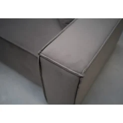 Slaapbank Velvet Karlo - Hoekbank 3-zits met opbergruimte - Universeel