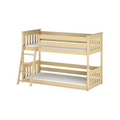 Stapelbed met Ladder Kas - 2-persoons - Kinderbed (incl. hekje) - Leverbaar in 8 kleuren!