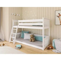 Stapelbed met Ladder Kas - 2-persoons - 90 x 200 - Direct Leverbaar!