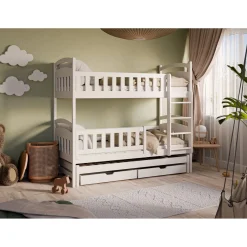 Stapelbed met Lade Bas - 3-persoons - Kinderbed - Leverbaar in 6 kleuren!