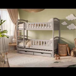 Stapelbed met Lade Bas - 3-persoons - 90 x 200 - Kinderbed