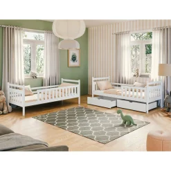 Stapelbed met Lade Mira - Wit - Direct Leverbaar!