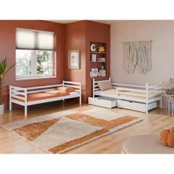 Stapelbed met Lade Nino - 2-persoons - 90 x 200 - Direct Leverbaar!