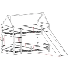 Stapelbed Pleun - Naturel - Direct Leverbaar!