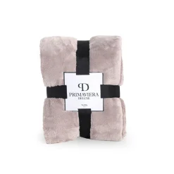 Teddy - plaid Poeder Roze (150 x 200)