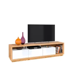 TV-meubel Celano - Wotan Eiken / Wit