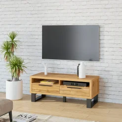TV-meubel Halmstad - 2 lades - Wotan Eiken