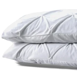 Velvet Pintuck Kussensloop Fluweel Wit (2 in 1)