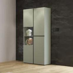 Vitrinekast Crotone - 2-deurs - Groen