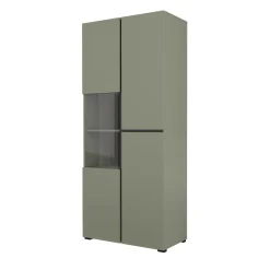 Vitrinekast Crotone - 2-deurs - Groen