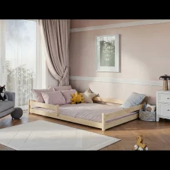 Vloerbed Fin - Naturel - Direct Leverbaar!