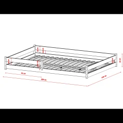 Vloerbed Fin - Naturel - Direct Leverbaar!
