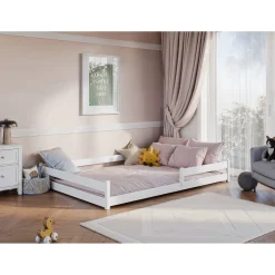 Vloerbed Fin - Wit - Direct Leverbaar!