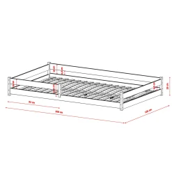 Vloerbed Fin - Wit - Direct Leverbaar!