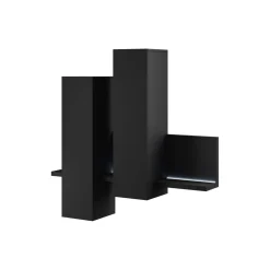 Wandkast Bologna - Zwart